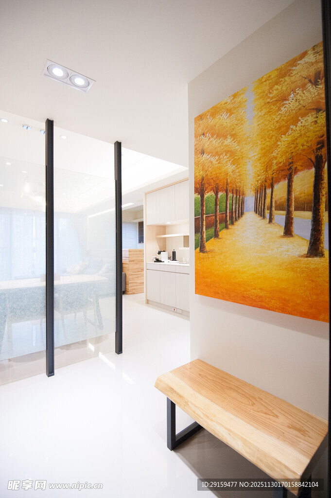 现代简约风室内艺术角落