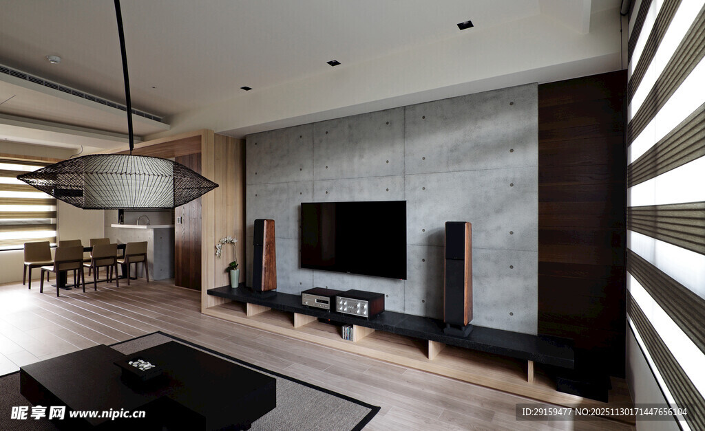 现代简约风客厅室内场景