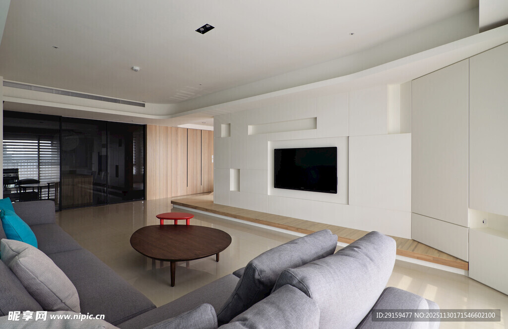 现代简约风客厅室内场景