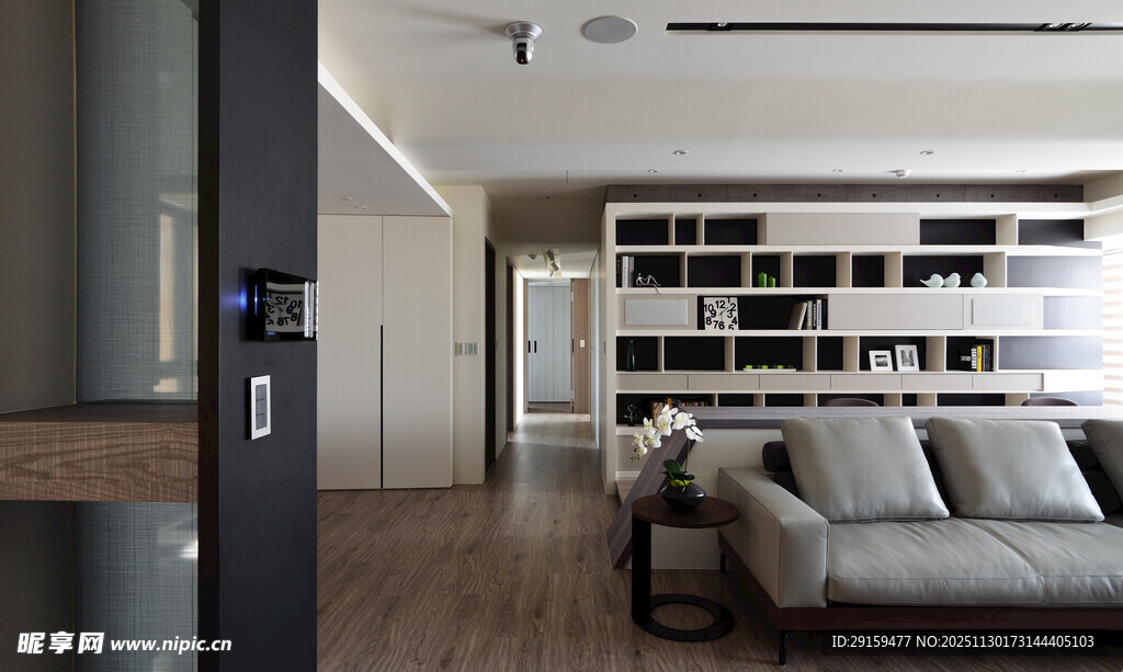 现代简约风客厅室内场景