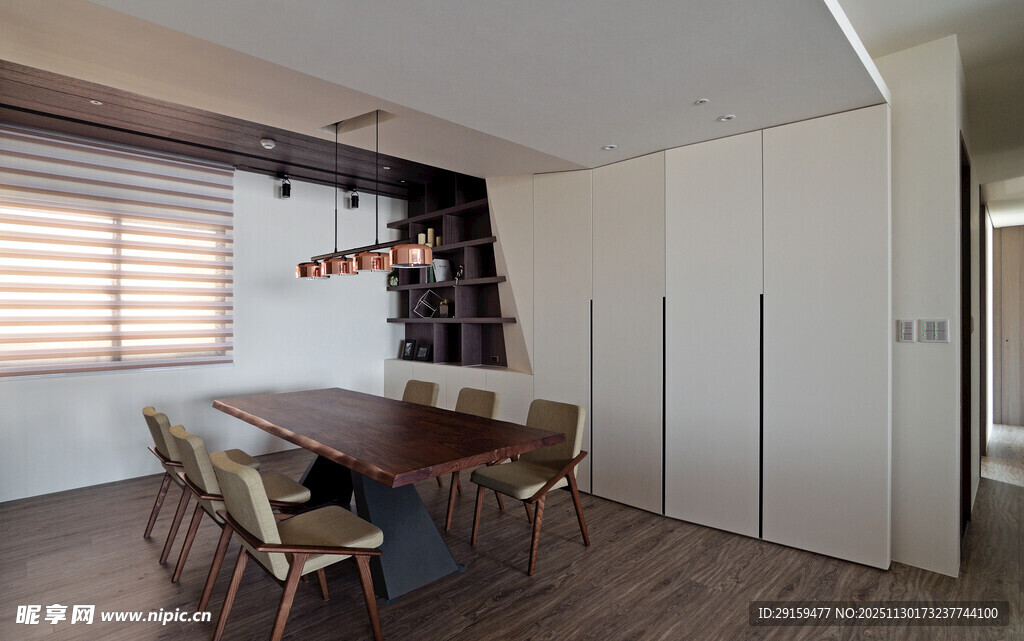 现代简约风餐厅室内场景