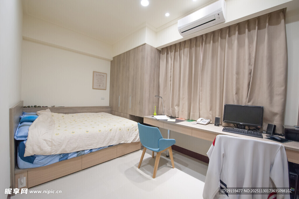 简约温馨卧室室内场景