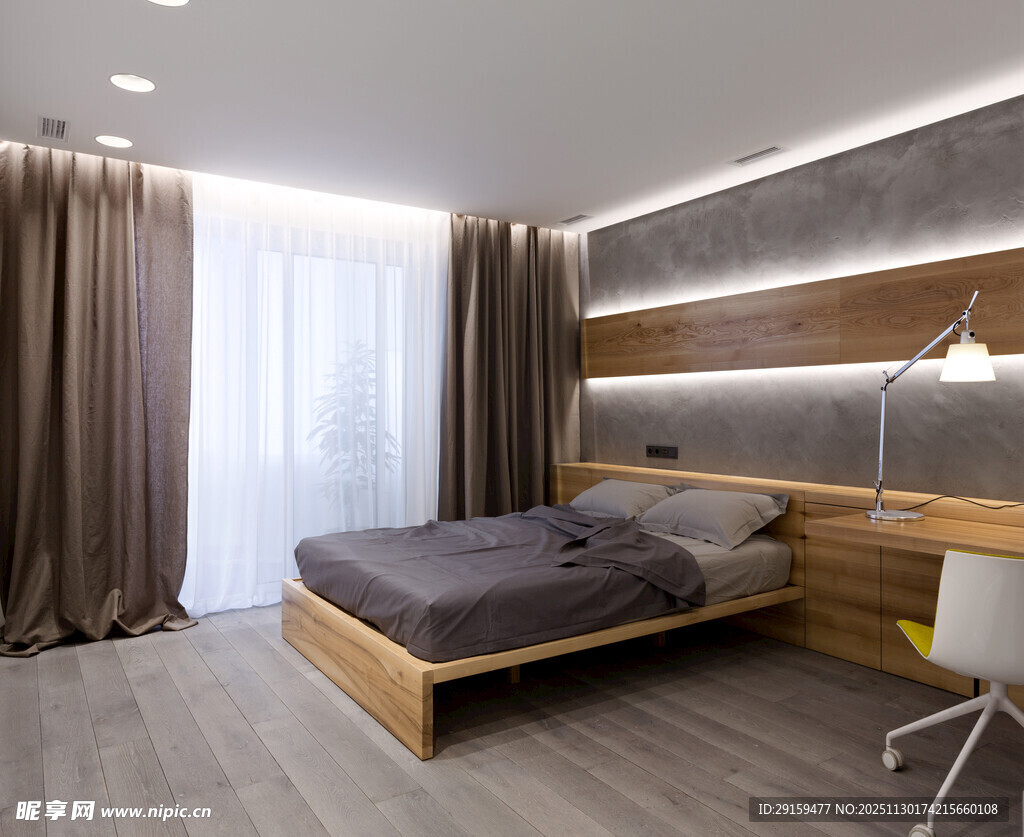 现代简约风格卧室空间