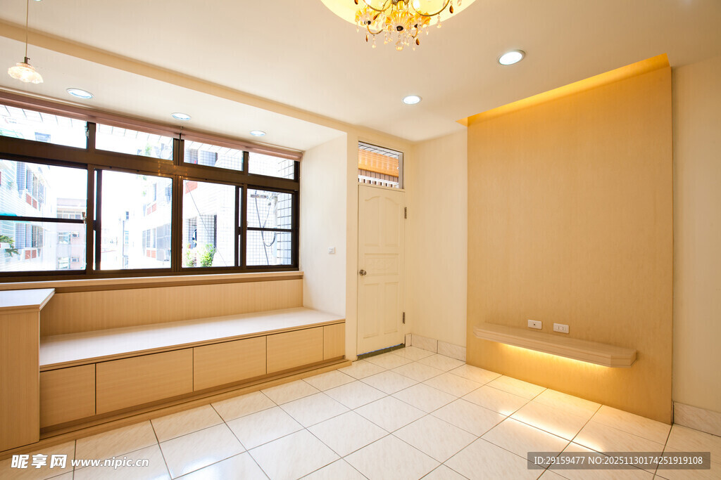 简约明亮的室内休息空间