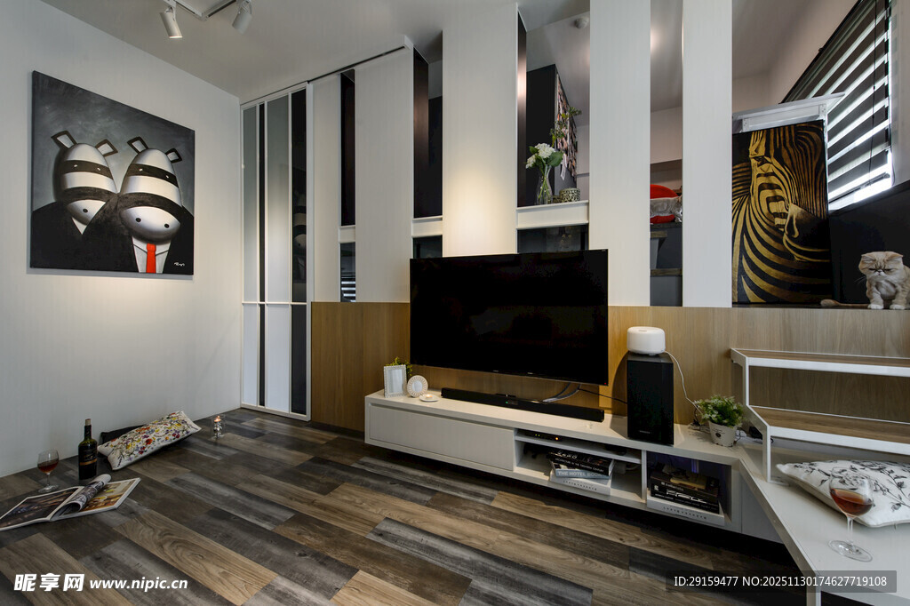 现代简约风格客厅一角