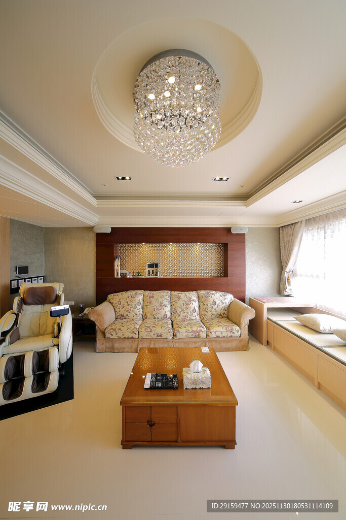 现代简约风格客厅全景