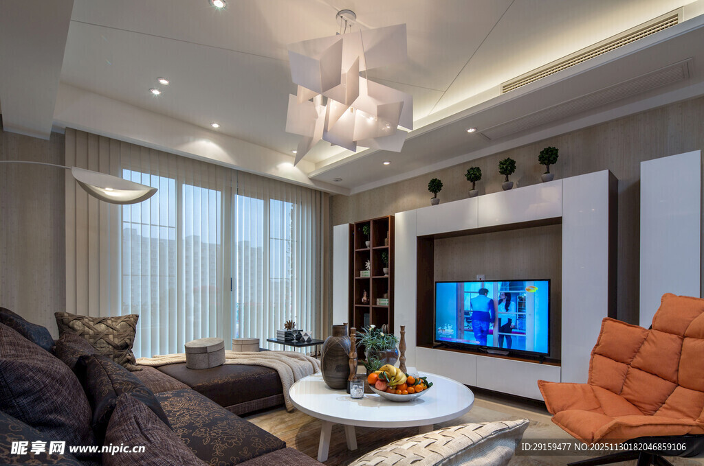 现代简约风客厅家居场景