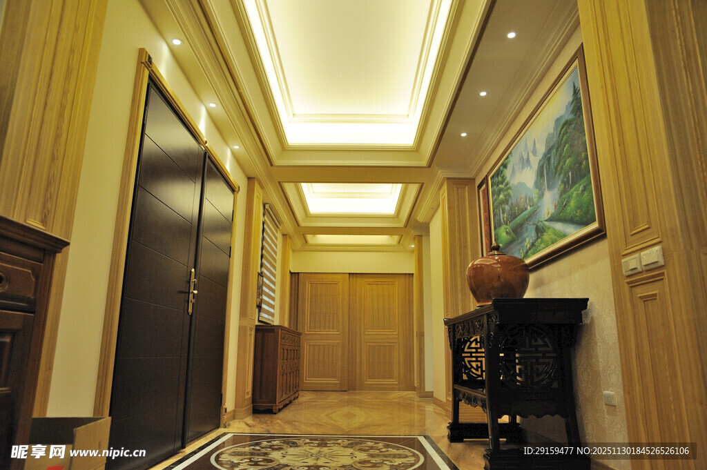 豪华电梯厅过道精致装饰