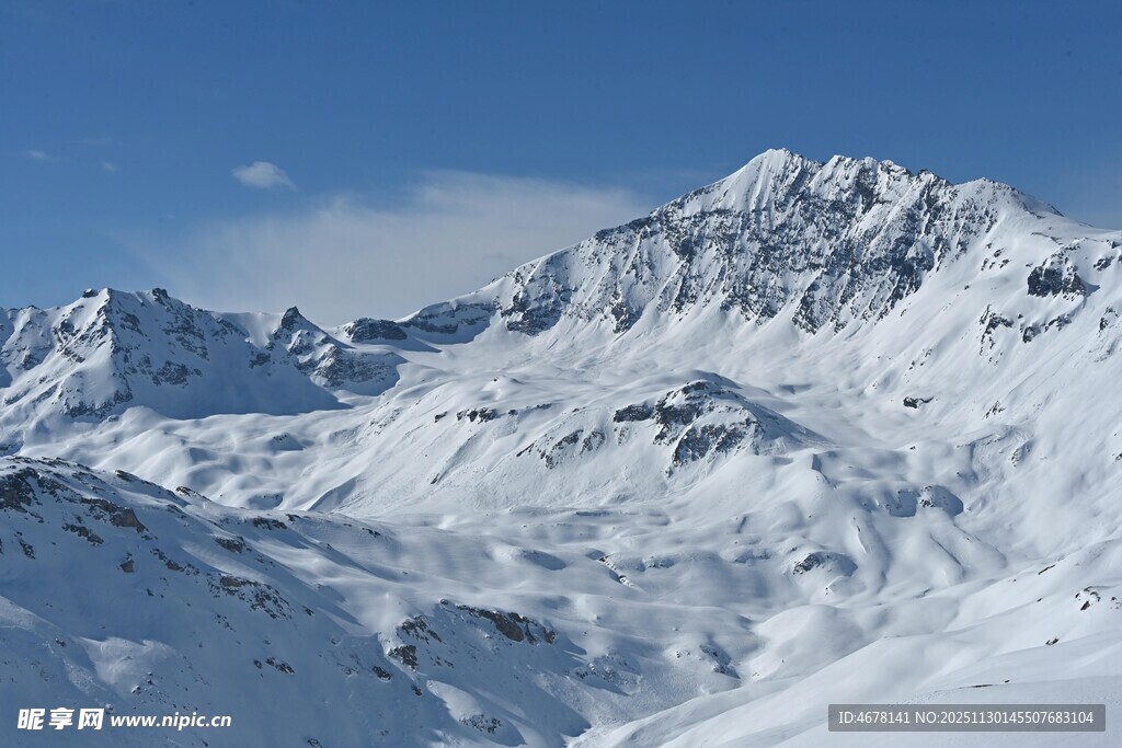 壮丽雪山美景