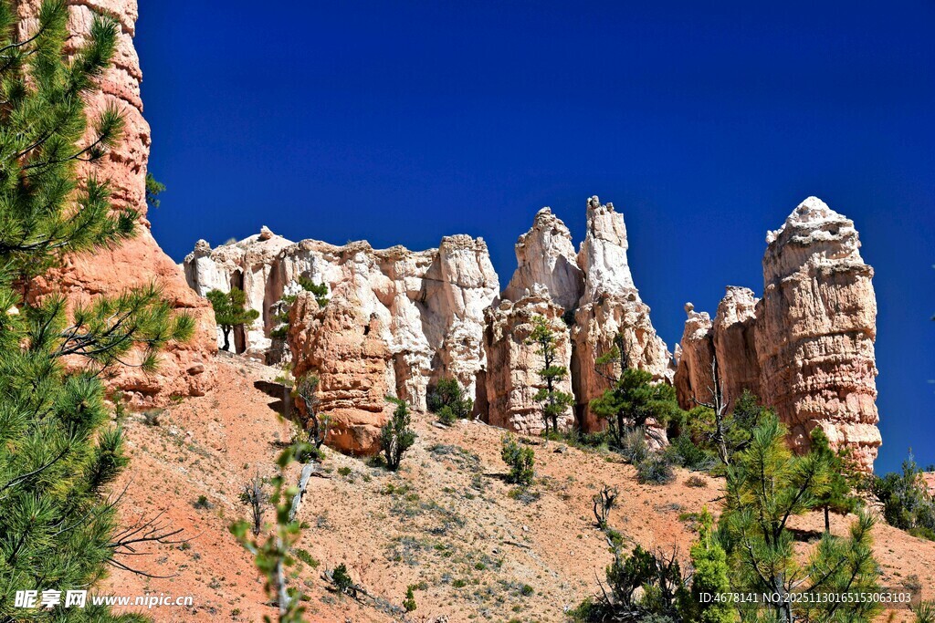 布莱斯峡谷独特岩石景观