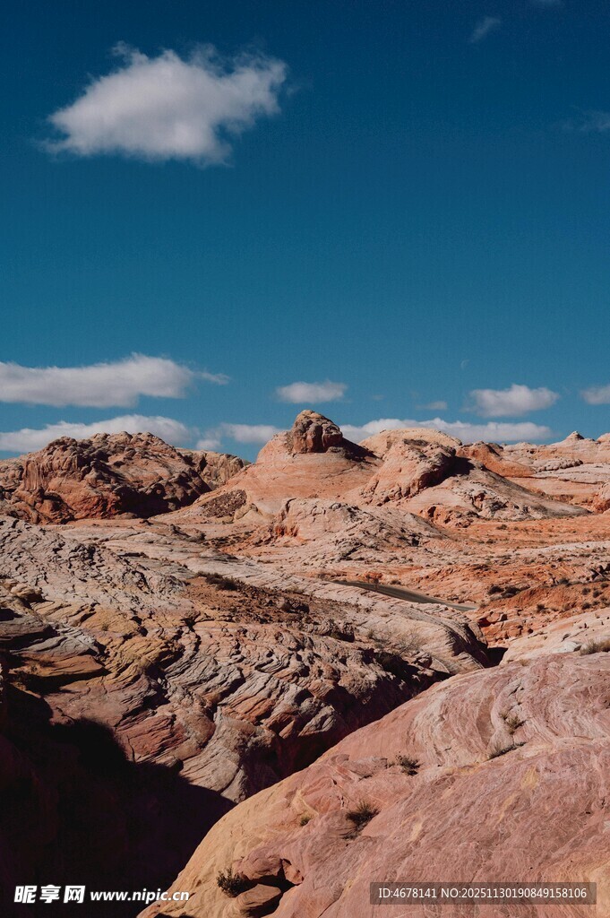 壮丽多彩的户外岩石景观