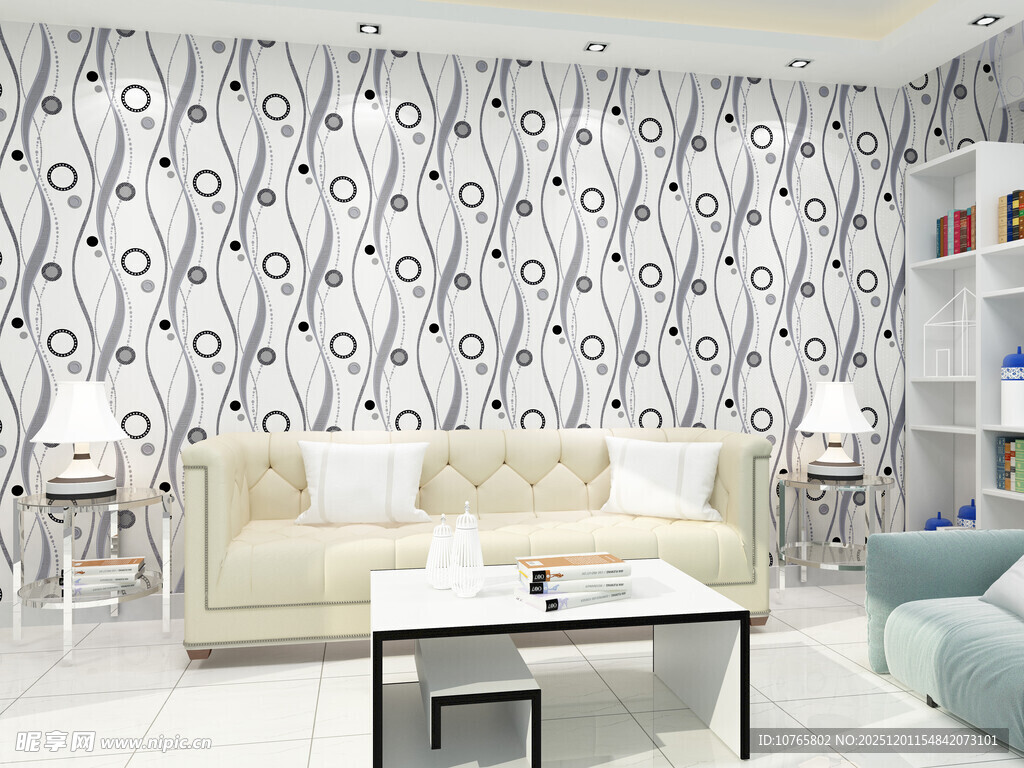 简约现代风客厅装饰展示