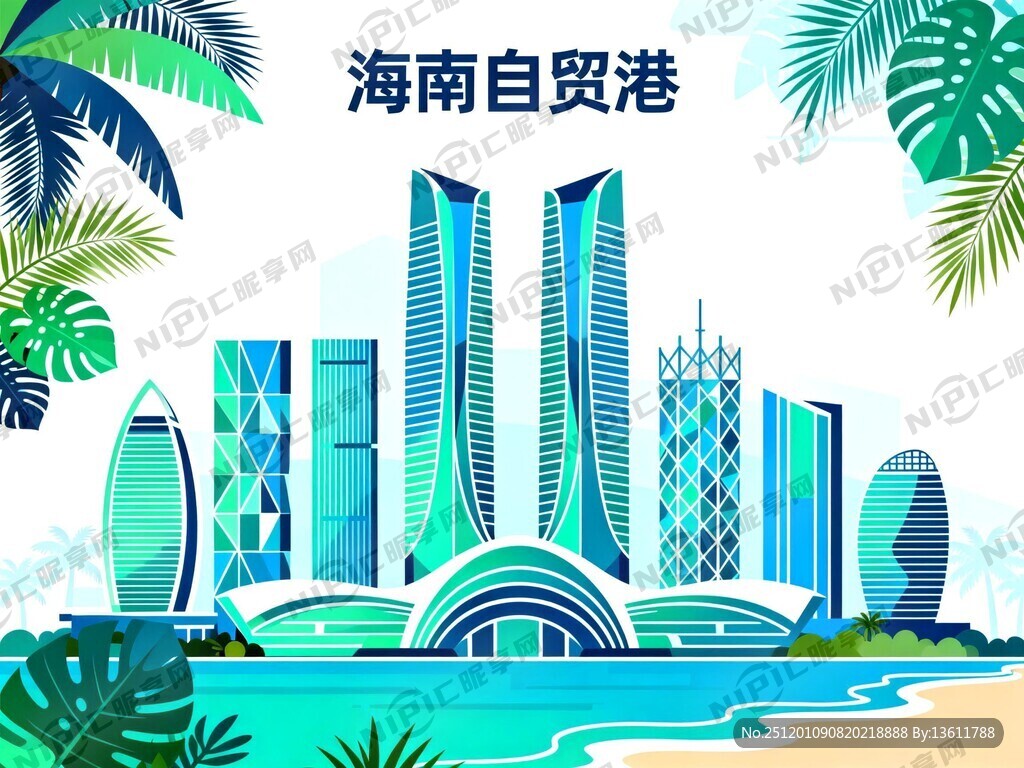 海南自贸港、建筑