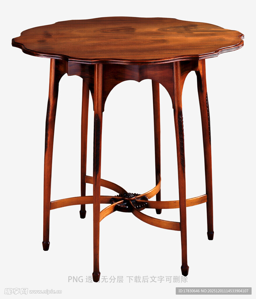 古典实木圆桌设计展示