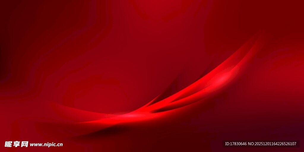 红色背景展板