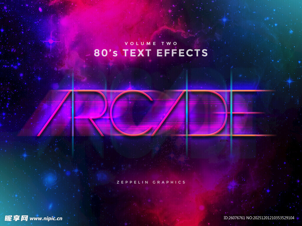 立体特效字样机图片