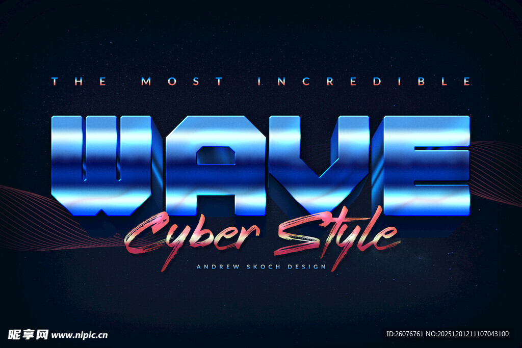 立体特效字样机图片