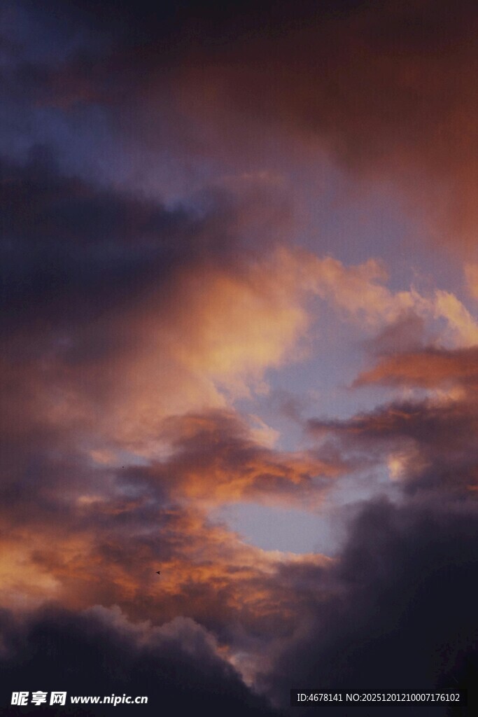 绚丽晚霞天空美景