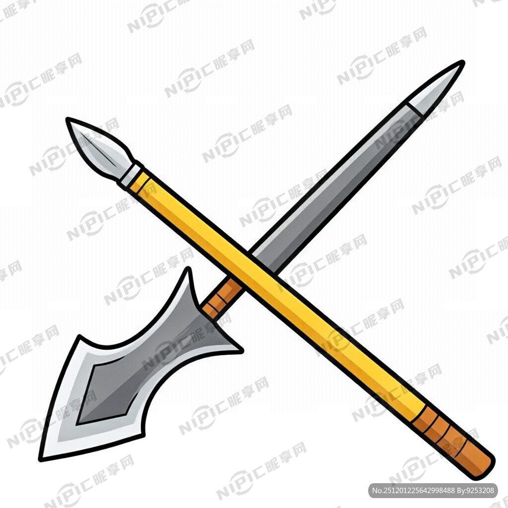 一把方天画戟  不要背景