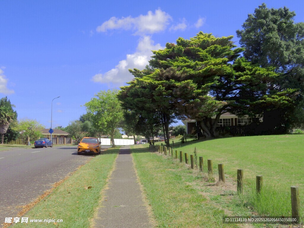奥克兰小镇风景