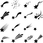 星星流星图案
