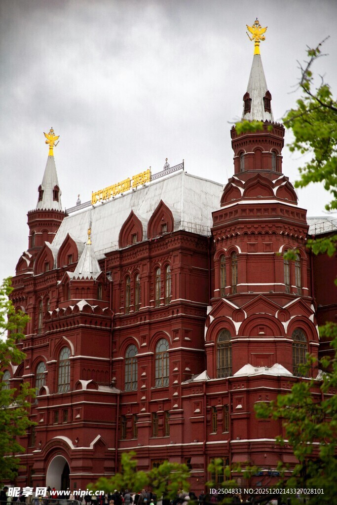 莫斯科红场历史建筑景观