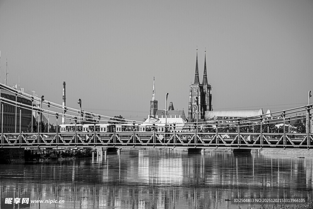 都柏林城市河畔风景