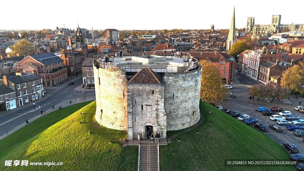 约克克利福德塔鸟瞰景观