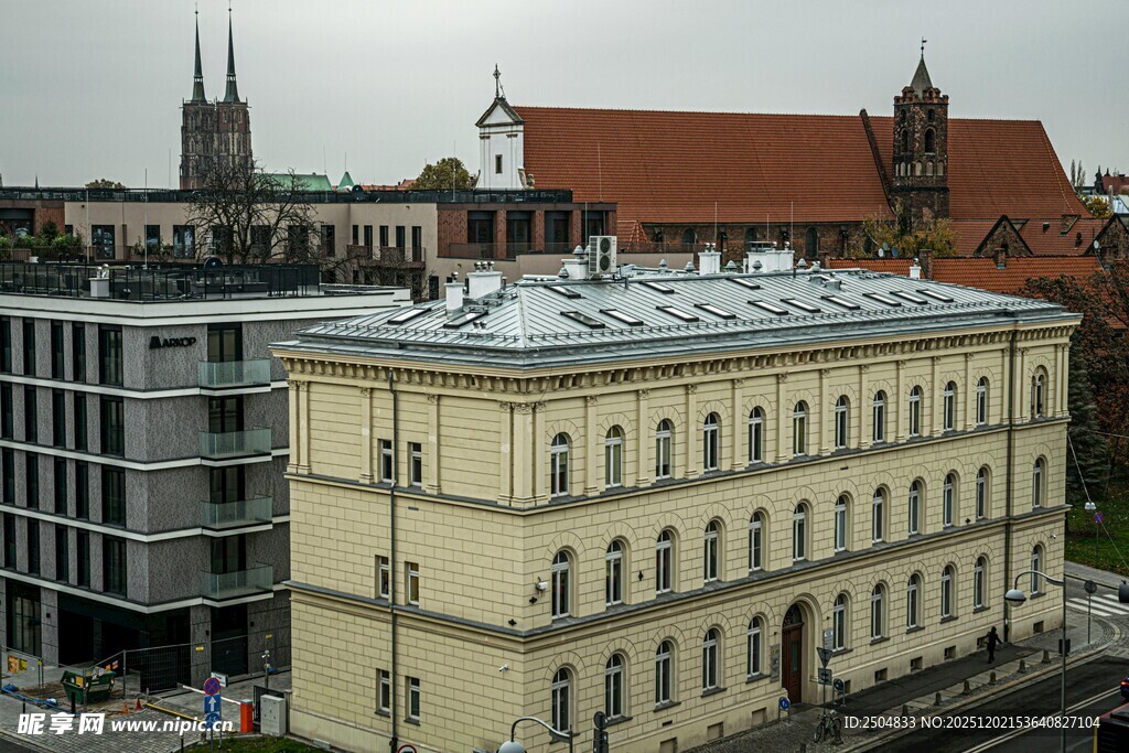 城市中的多样建筑景观
