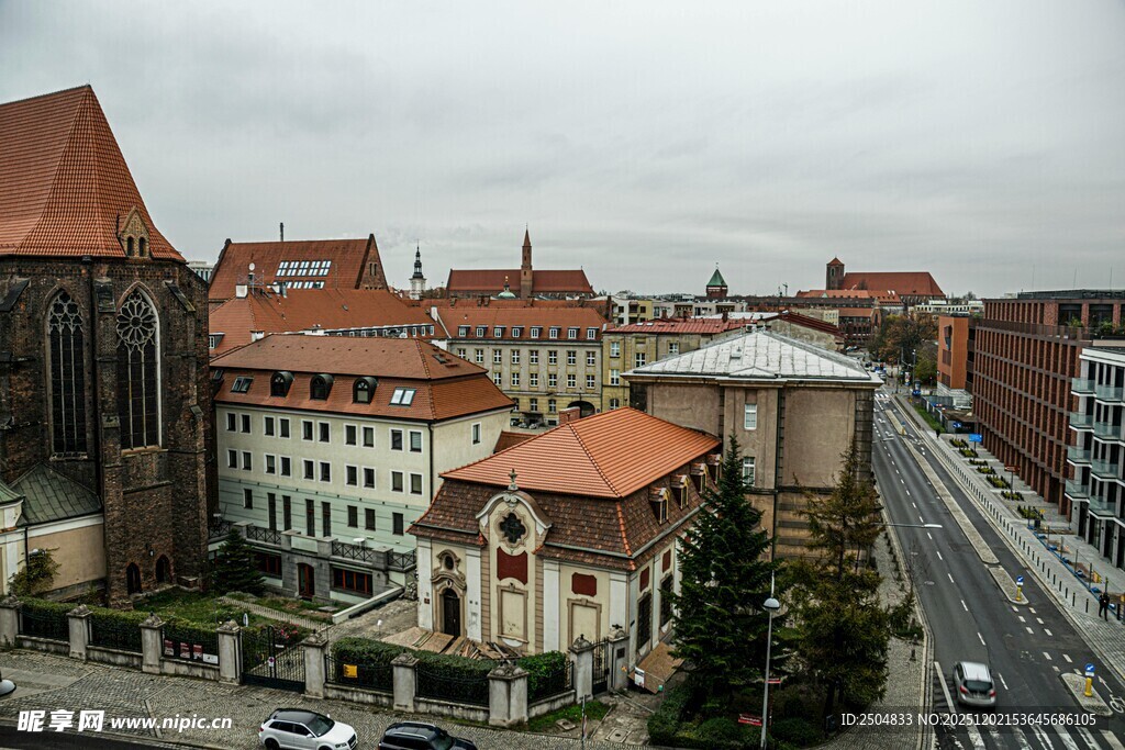  洲城市街景与建筑风貌