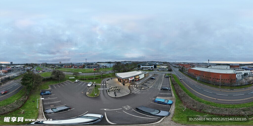 工业区全景俯瞰图