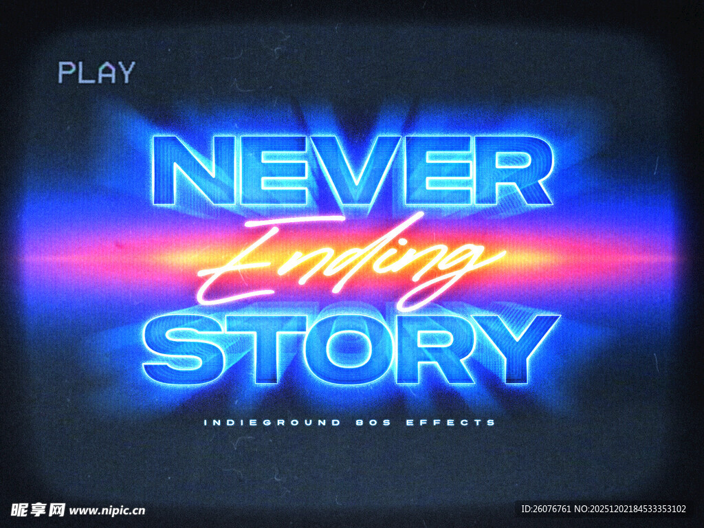 立体特效字样机图片