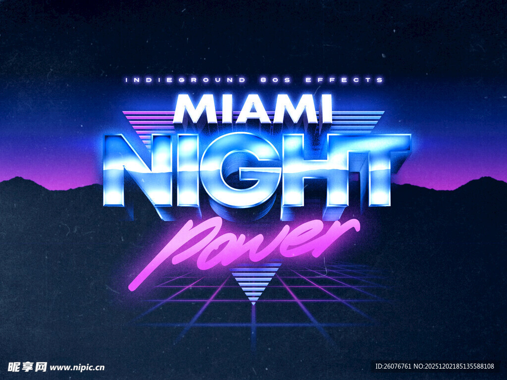 立体特效字样机图片