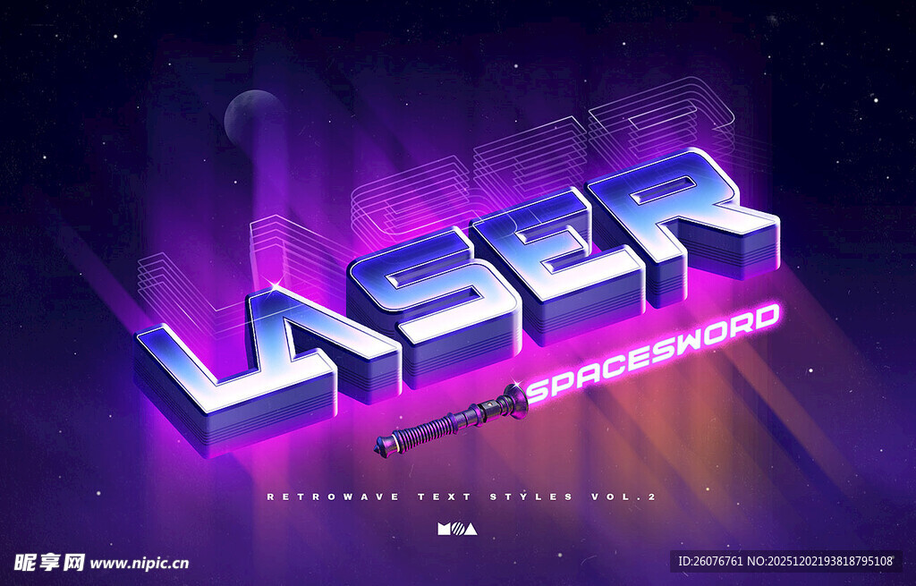 立体特效字样机图片