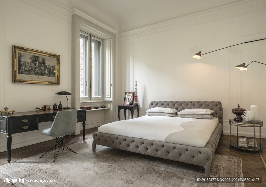 简约现代风格的温馨卧室