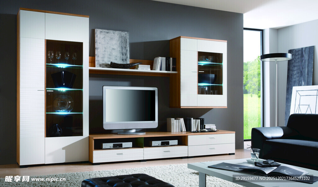 现代简约风格客厅电视柜