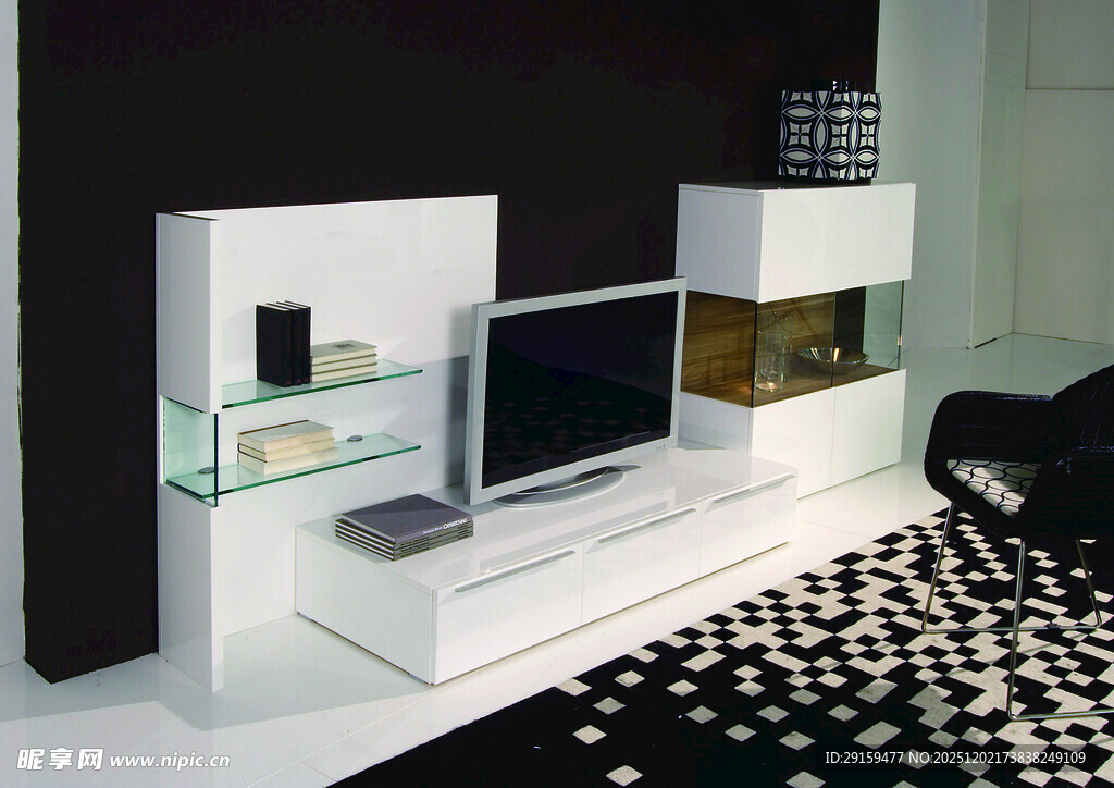 现代简约风格的电视柜设计