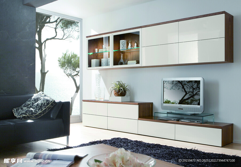 现代简约风格客厅电视柜