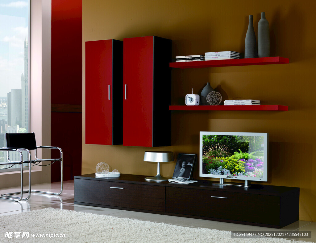 现代简约风格客厅电视柜