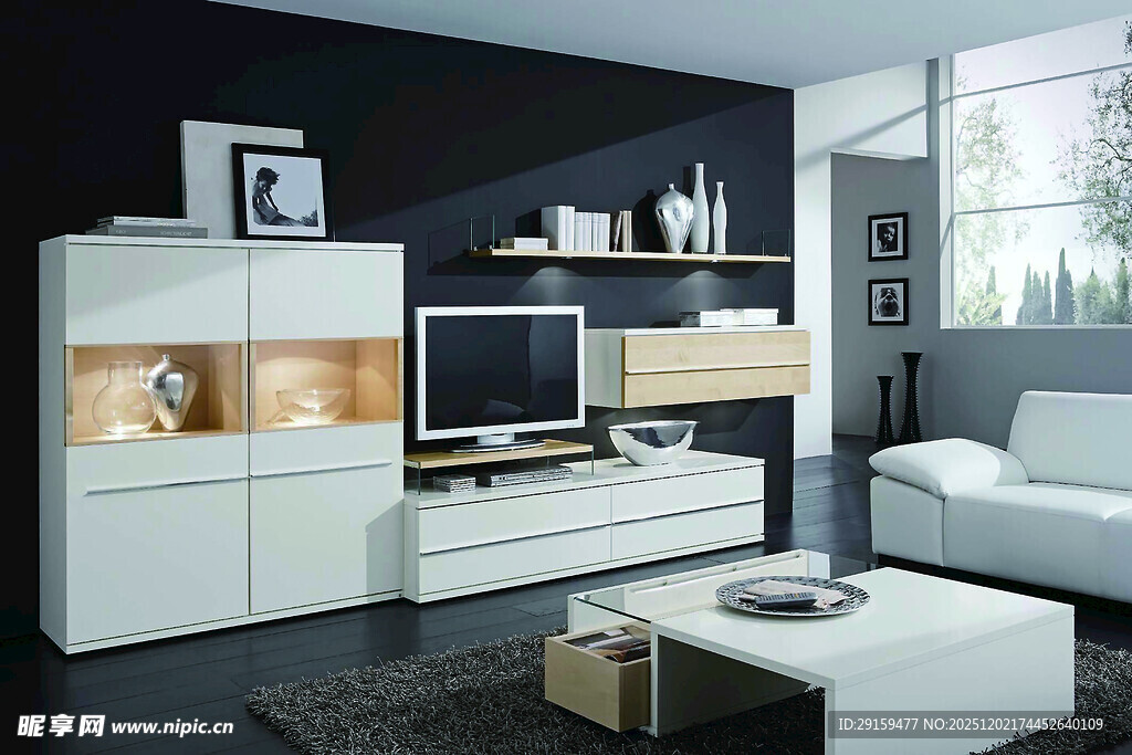 现代简约风格客厅布置