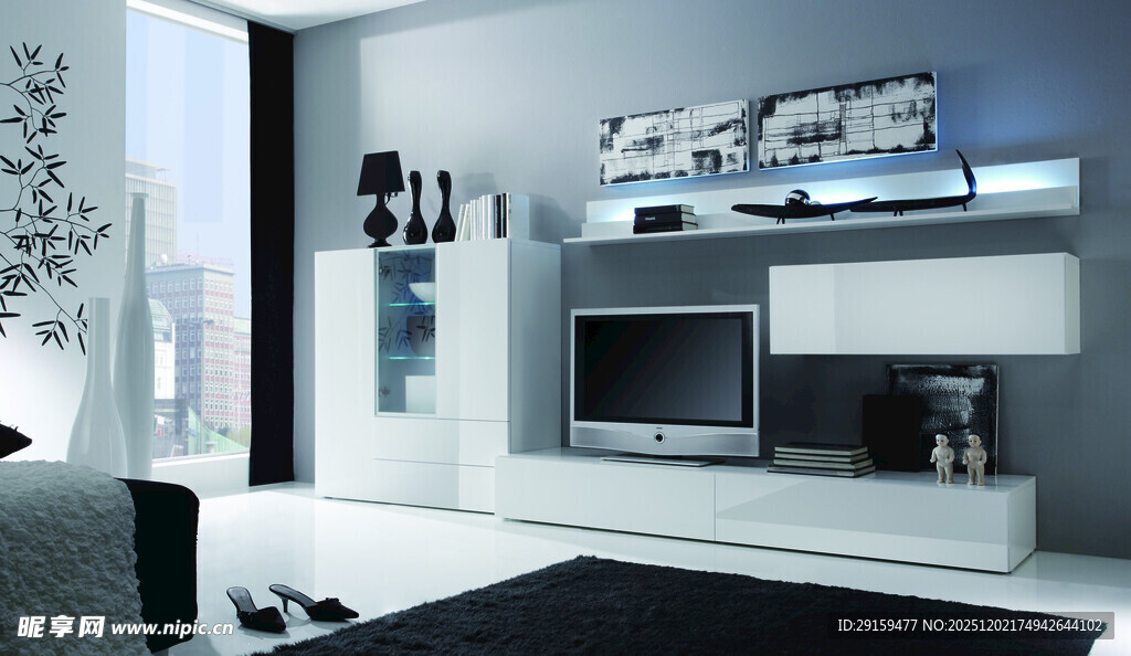 现代简约风客厅电视柜