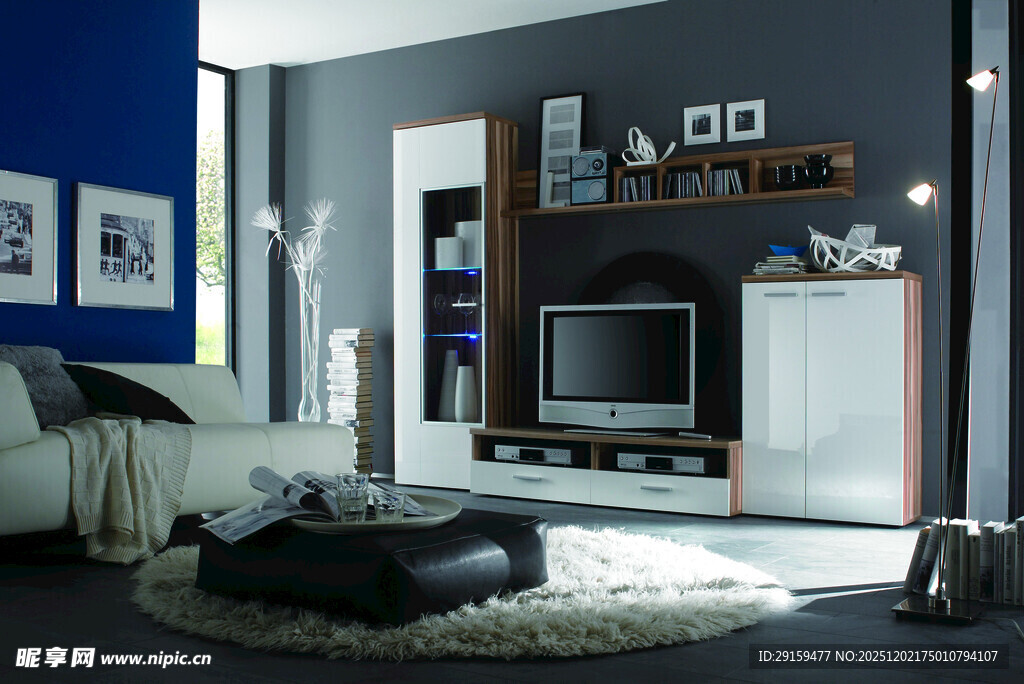 现代时尚客厅家居展示