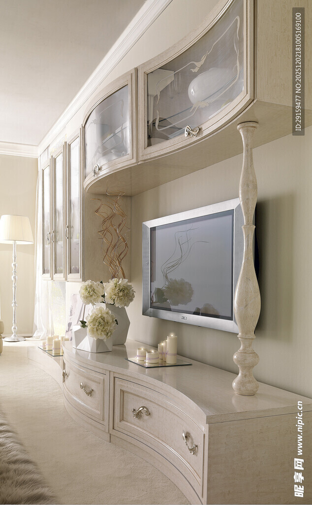 现代简约风客厅电视柜设计