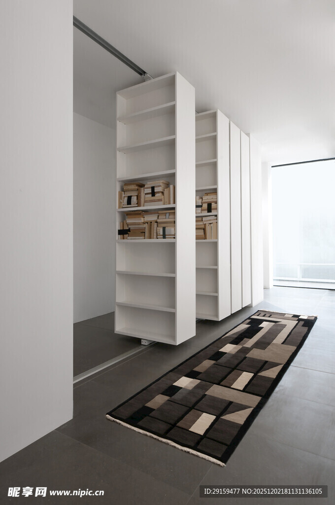 现代简约风格室内储物空间