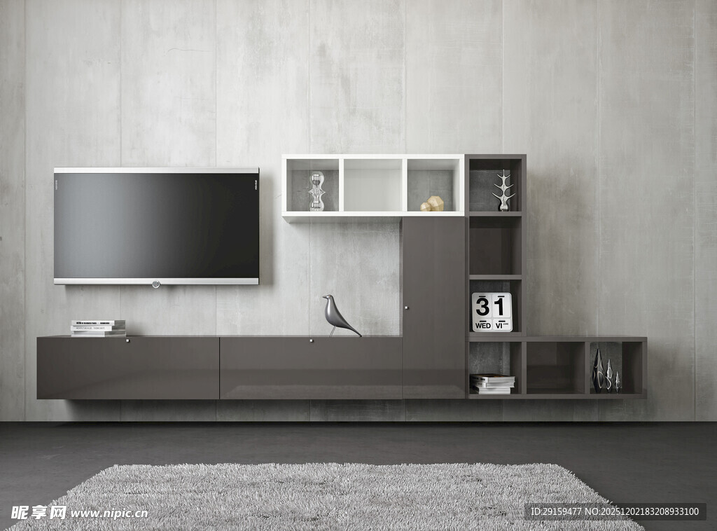 现代简约风格客厅电视柜