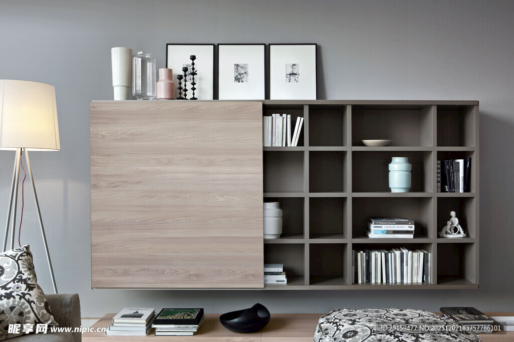 简约风格储物柜家居场景