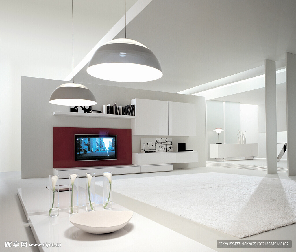 现代简约风格的明亮客厅