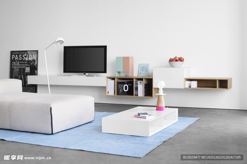 现代简约风客厅场景展示