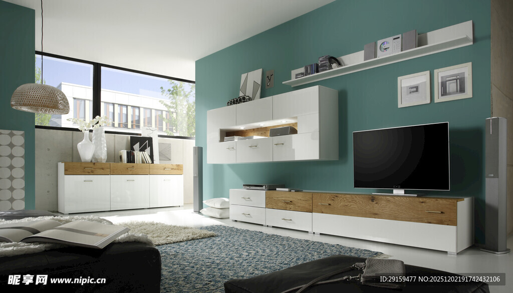 现代简约风客厅室内设计