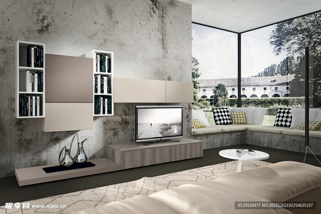 现代简约风客厅室内设计